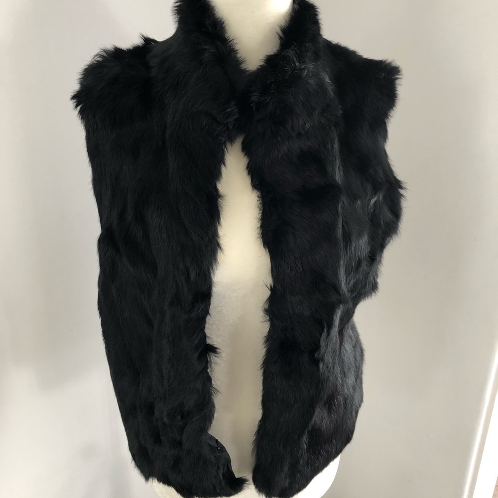 Rabbit Fur Vest from What Goes Around Comes Around